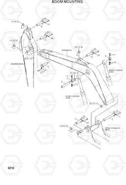 6010 BOOM MOUNTING R200NLC-3, Hyundai