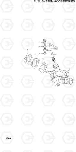 8260 FUEL SYSTEM ACCESSORIES R200NLC-3, Hyundai