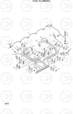 8270 FUEL PLUMBING R200NLC-3, Hyundai