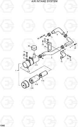 1040 AIR INTAKE SYSTEM R200W/R200W-2, Hyundai