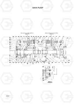 2020 MAIN PUMP R200W/R200W-2, Hyundai