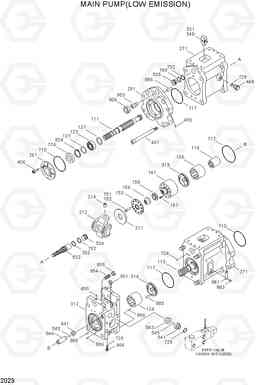 2023 MAIN PUMP(LOW EMISSION) R200W/R200W-2, Hyundai
