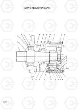 2110 SWING REDUCTION GEAR R200W/R200W-2, Hyundai