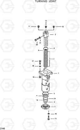 2140 TURNING JOINT R200W/R200W-2, Hyundai