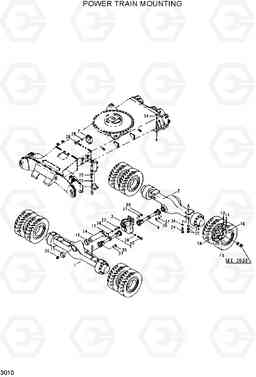 3010 POWER TRAIN MOUNTING R200W/R200W-2, Hyundai