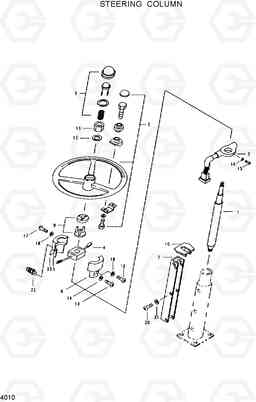 4010 STEERING COLUMN R200W/R200W-2, Hyundai