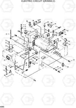 4060 ELECTRICAL CIRCUIT 2(R200W-2) R200W/R200W-2, Hyundai