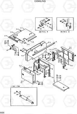 5020 COWLING R200W/R200W-2, Hyundai