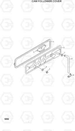 9080 CAM FOLLOWER COVER R200W/R200W-2, Hyundai