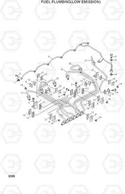 9280 FUEL PLUMBING(LOW EMISSION) R200W/R200W-2, Hyundai