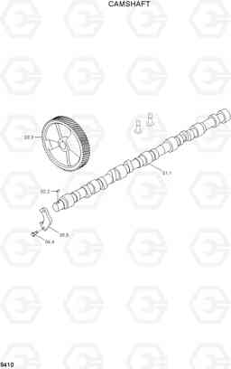 9410 CAMSHAFT R200W/R200W-2, Hyundai