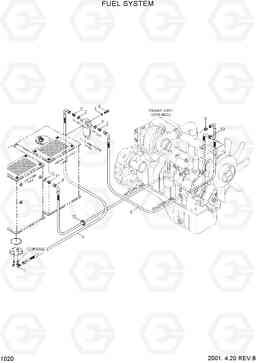 1020 FUEL SYSTEM R200W-3, Hyundai