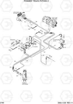 2190 POWER TRAIN PIPING 2 R200W-3, Hyundai