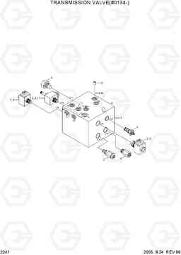 2241 TRANSMISSION VALVE(#0134-) R200W-3, Hyundai