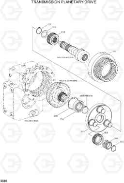 3046 TRANSMISSION PLANETARY DRIVE R200W-3, Hyundai