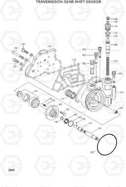 3049 TRANSMISSION GEAR SHIFT SENSOR R200W-3, Hyundai