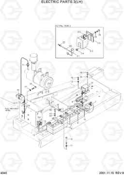 4040 ELECTRIC PARTS 3(LH) R200W-3, Hyundai