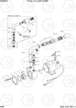 4090 FUEL FILLER PUMP ASSY R200W-3, Hyundai