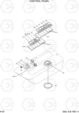 4120 CONTROL PANEL R200W-3, Hyundai