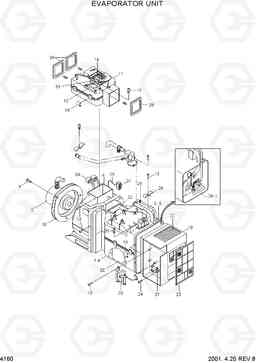 4160 EVAPORATOR UNIT R200W-3, Hyundai