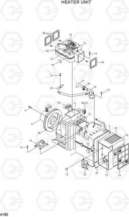 4180 HEATER UNIT R200W-3, Hyundai