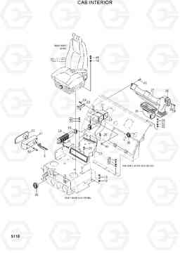 5110 CAB INTERIOR R200W-3, Hyundai