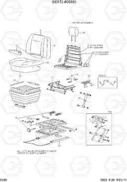 5160 SEAT(-#0088) R200W-3, Hyundai