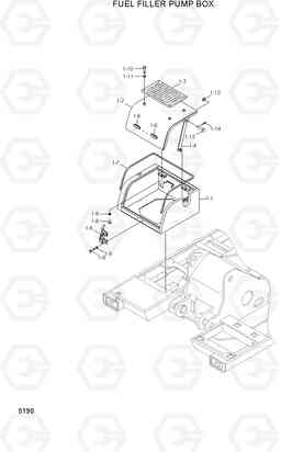 5190 FUEL FILLER PUMP BOX R200W-3, Hyundai