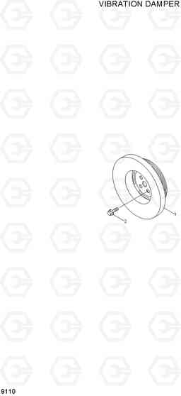 9110 VIBRATION DAMPER R200W-3, Hyundai