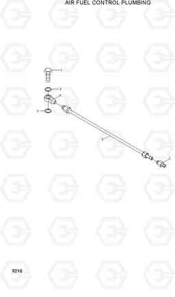 9210 AIR FUEL CONTROL PLUMBING R200W-3, Hyundai