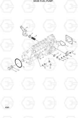 9265 BASE FUEL PUMP R200W-3, Hyundai