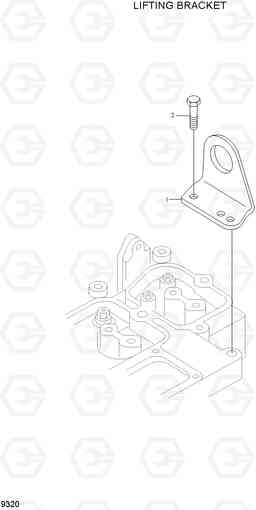 9320 LIFTING BRACKET R200W-3, Hyundai