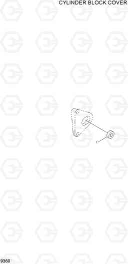 9360 CYLINDER BLOCK COVER R200W-3, Hyundai