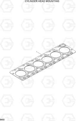 9450 CYLINDER HEAD MOUNTING R200W-3, Hyundai