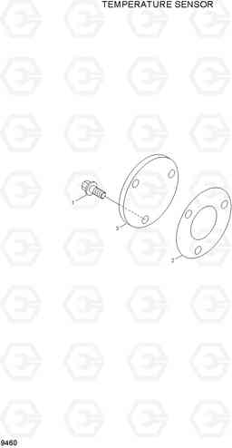 9460 TEMPERATURE SENSOR R200W-3, Hyundai