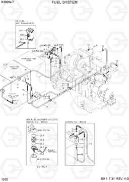 1070 FUEL SYSTEM R200W-7, Hyundai