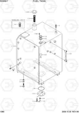 1080 FUEL TANK R200W-7, Hyundai