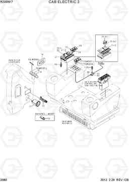 2080 CAB ELECTRIC 3 R200W-7, Hyundai