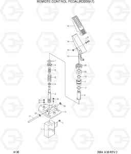 4130 REMOTE CONTROL PEDAL R200W-7, Hyundai