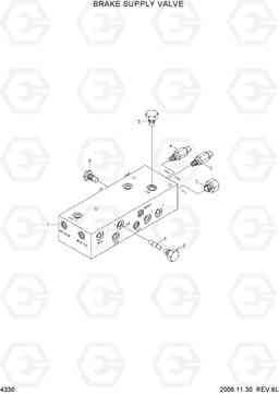4330 BRAKE SUPPLY VALVE R200W-7, Hyundai