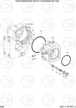 5060 TRANSMISSION INPUT HOUSING(-#1148) R200W-7, Hyundai