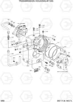 5062 TRANSMISSION HOUSING(-#1148) R200W-7, Hyundai