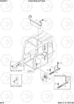 6010 CAB MOUNTING R200W-7, Hyundai