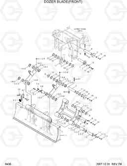 6435 DOZER BLADE(FRONT) R200W-7, Hyundai