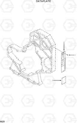 9020 DATAPLATE R200W-7, Hyundai