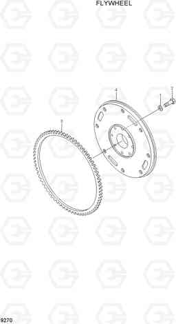 9270 FLYWHEEL R200W-7, Hyundai