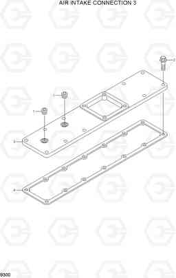 9300 AIR INTAKE CONNECTION 3 R200W-7, Hyundai