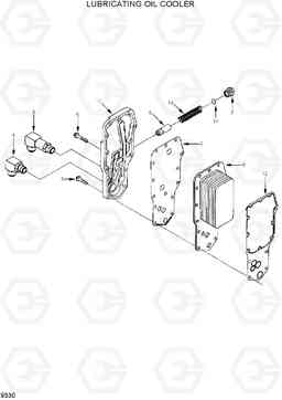 9330 LUBRICATING OIL COOLER R200W-7, Hyundai