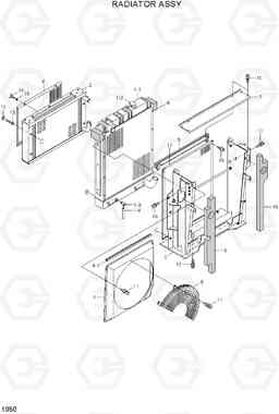 1050 RADIATOR ASSY R200W-7A, Hyundai