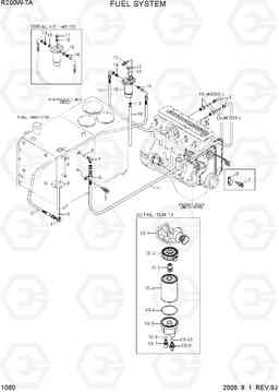 1060 FUEL SYSTEM R200W-7A, Hyundai